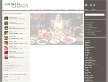 Tablet Screenshot of culinarygetaways.com